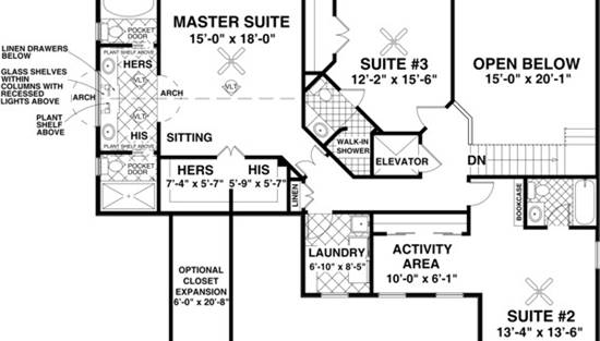 Upper Level Floorplan